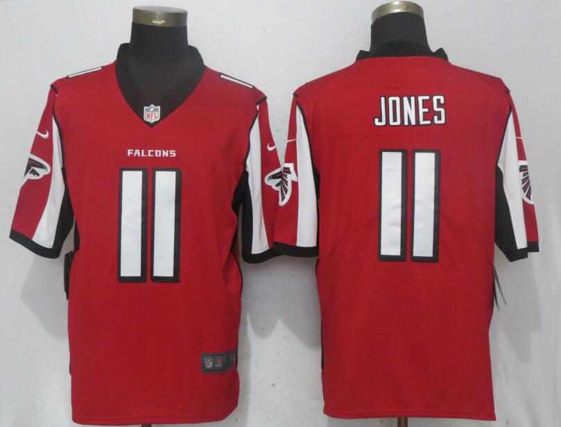 Men Atlanta Falcons #11 Jones Red Nike Vapor Untouchable Limited Playe NFL Jerseys